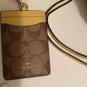 Coach lanyard